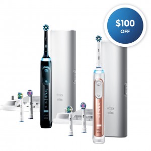 Oral-B Genius 7500 Rechargeable Genius-sarja Mustat Pinkki Kultaiset | FI_OB48935