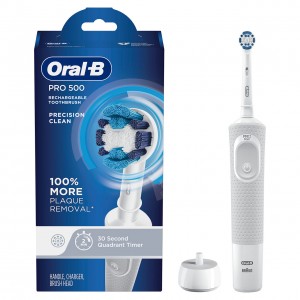 Oral-B Pro 500 Series Pro-sarja Valkoinen Harmaat | FI_OB58622