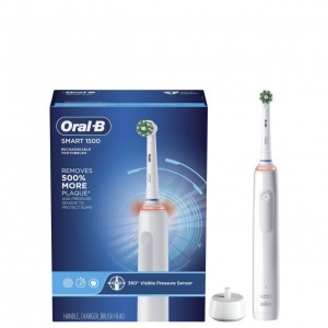 Oral-B Smart 1500 Power Rechargeable Älykäs-sarja Valkoinen | FI_OB28199
